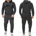 Männer Tracksuit Hooded Fitness Sport Suits